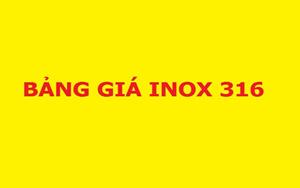 Bảng giá inox 316 mới nhất tháng 04/2019 | Inoxsaigon.vn